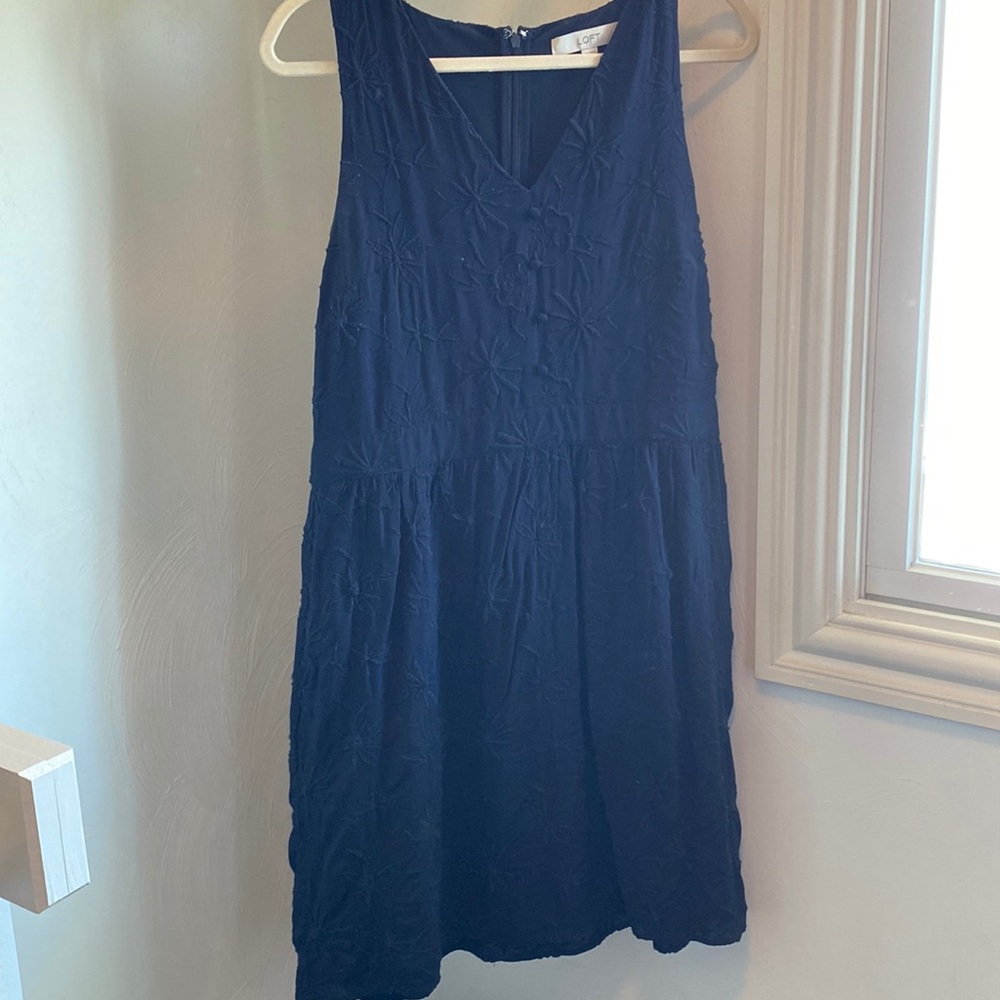 Loft navy dress